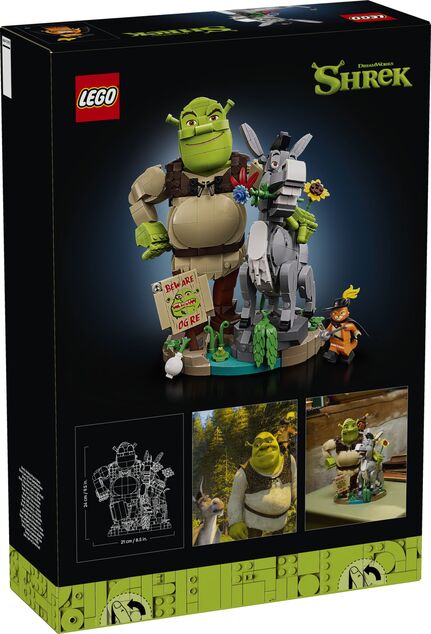 LEGO® 72423 Shrek, Oslík a Kocúr v čižmách