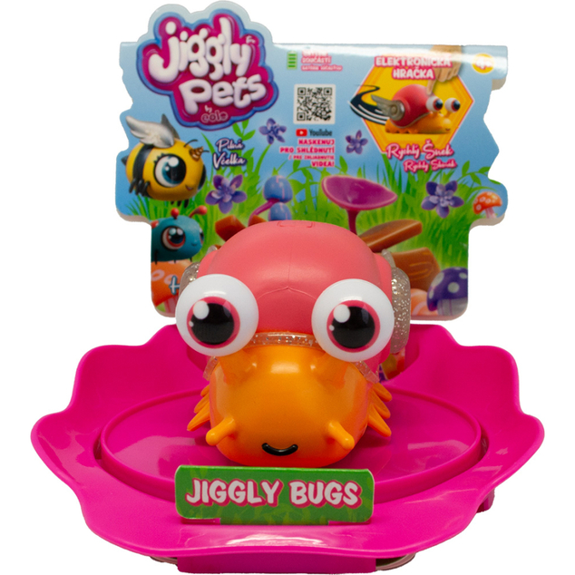 JIGGLY BUGS Slimák oranžový
