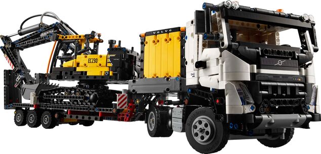LEGO® Technic 42175 Nákladné auto Volvo FMX a elektrický bager EC230