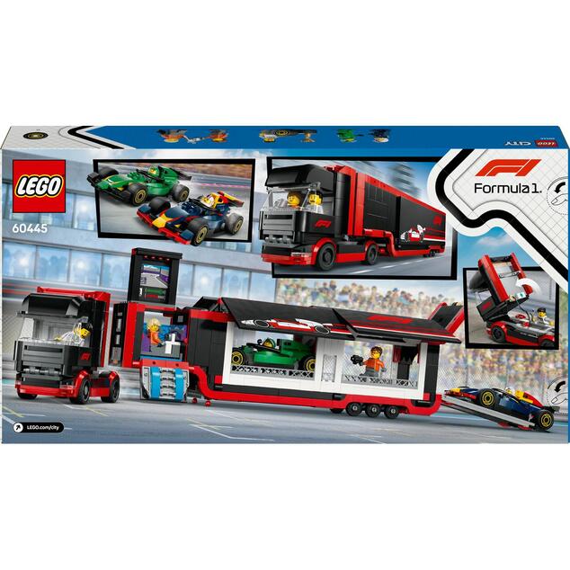 LEGO® City 60445 Kamión F1® s autami RB20 a AMR24 F1®