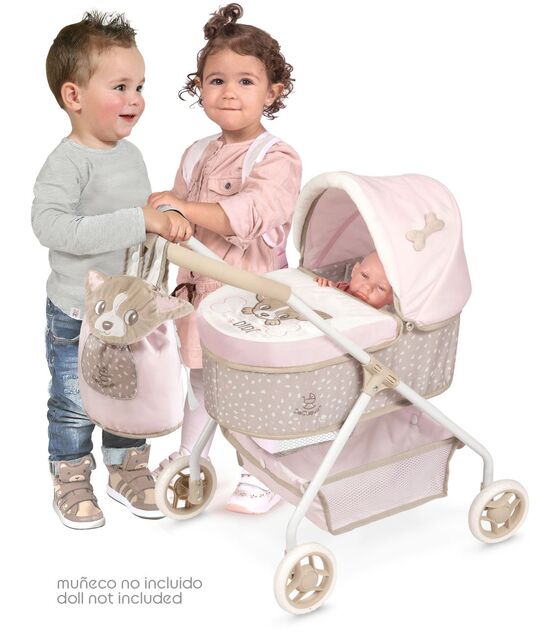 DeCuevas 86043 Il mio primo passeggino per bambole con zaino DIDI 2021 - 56 cm