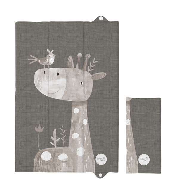 CEBA BABY Utazó pelenkázó alátét (60x40) Basic Friendly Giraffe
