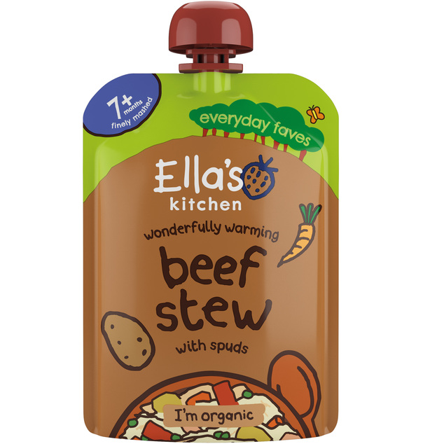 Ella's Kitchen BIO Dusené hovädzie mäso so zemiakmi (130 g)