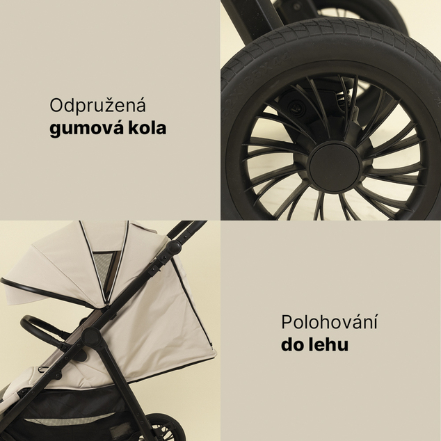 Športový kočík Moya, Ivory Beige
