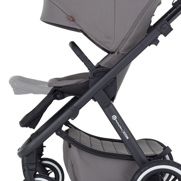 PETITE&amp;MARS Kočík kombinovaný ICON 2V1 Dove Grey XXL AIR
