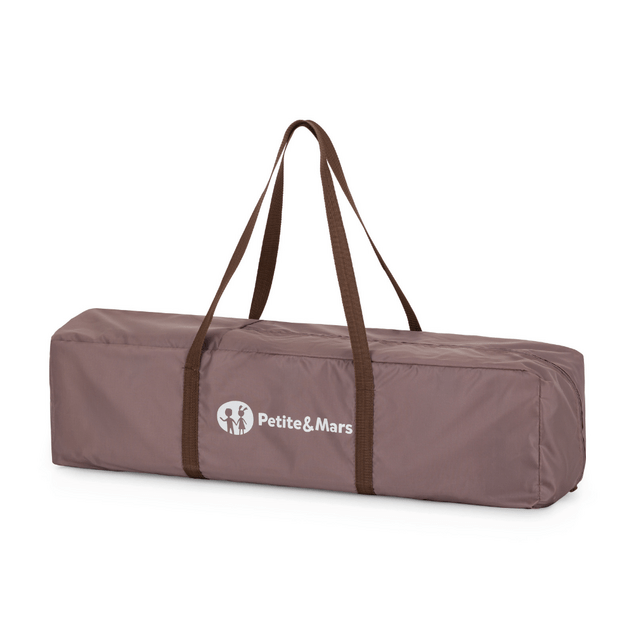 PETITE&amp;MARS Postieľka cestovná Nyja Elegant Dreamlines Mocha