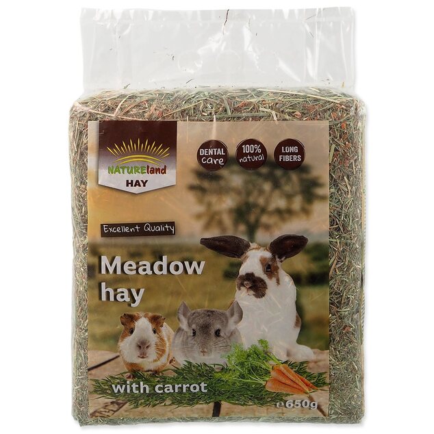 Seno Nature Land Hay s mrkvou 0,65kg