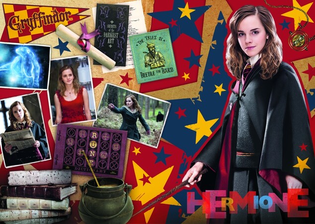 Trefl Puzzle Harry Potter, Harry Potter, Ron, Hermiona 3v1 400 + 500 + 600 dielikov