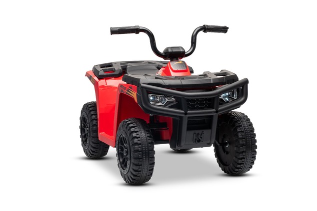 Licencovaná elektrická štvorkolka Arctic Cat 12V so zadným pohonom, červená, LED svetlá, L