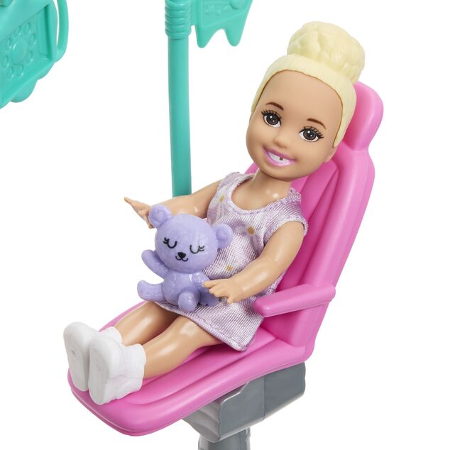 Mattel Barbie set di gioco professioni - dentista bruna