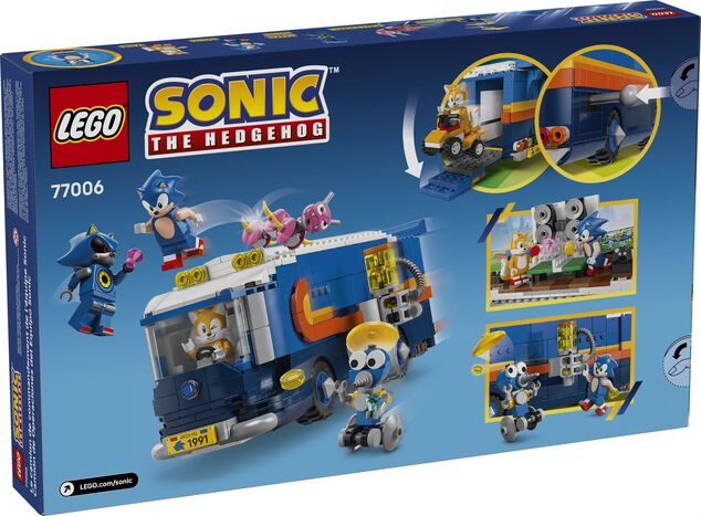 LEGO® Sonic the Hedgehog 77006 Veliteľské vozidlo tímu Sonic