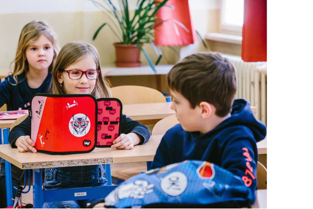 BAAGL SET 3 Pisică: ghiozdan, penar, săculeț