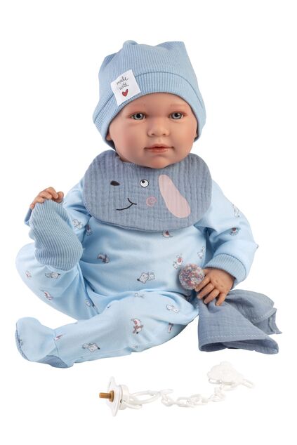 Llorens M741-20 oblečenie pre bábiku bábätko NEW BORN veľkosti 40–42 cm s doplnkami