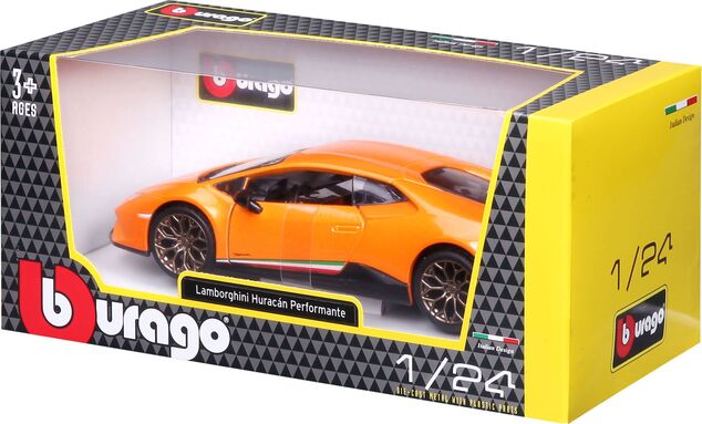 Bburago 1:24 Plus Lamborghini Huracan Performance Orange