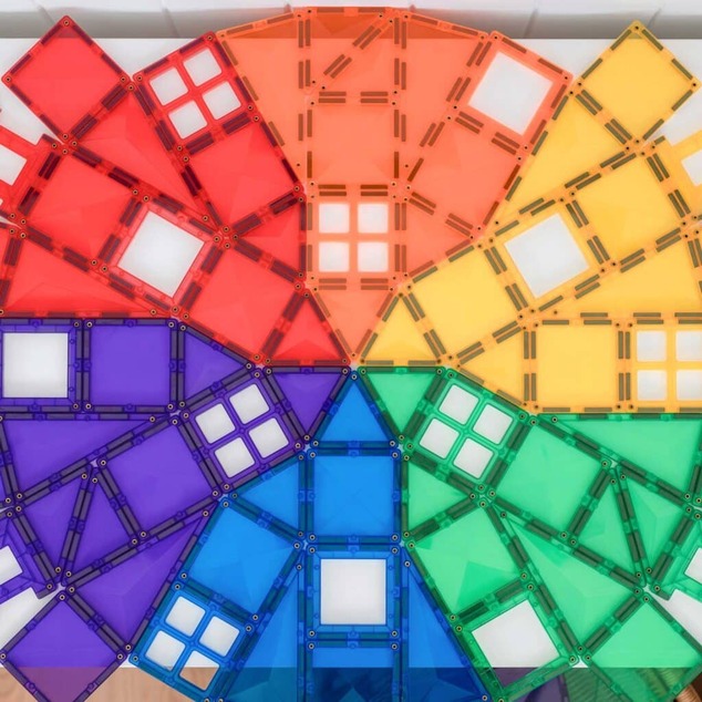 CONNETIX® Rainbow Creative Pack magnetická stavebnica 102 ks
