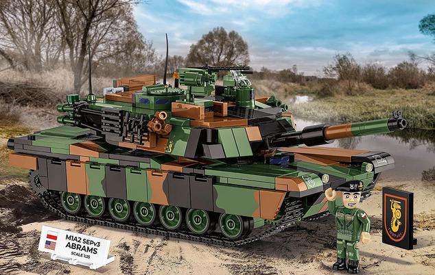 Cobi Forțele Armate M1A2 Abrams SEPv3, 1:35, 1065 p, 1 f