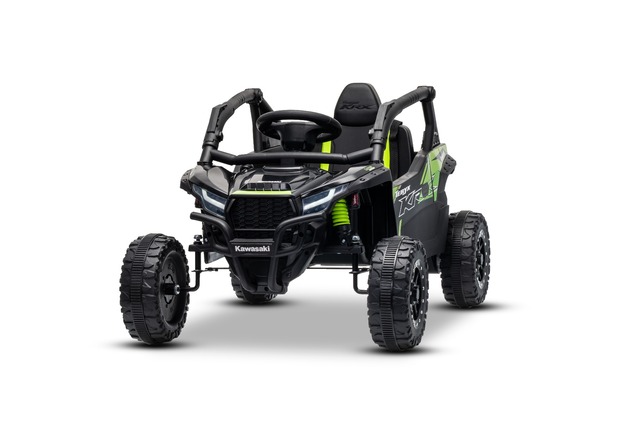 Elektrické autíčko Kawasaki TERYX KRX 1000 12V, čierne, jednomiestne, odpružená zadná nápr
