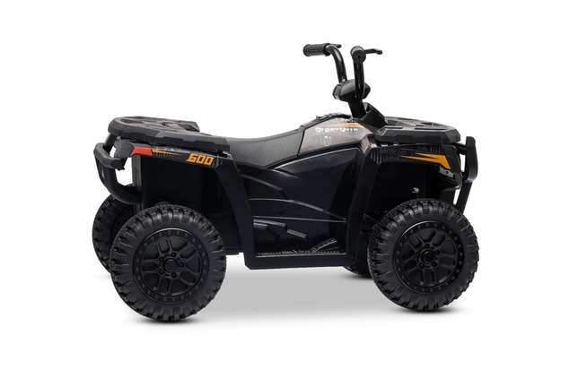 Licencovaná elektrická štvorkolka Arctic Cat 12V so zadným pohonom, čierna, LED svetlá, Lí