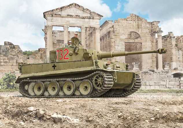 Model Kit tank 6767 - Pz. Kpfw. VI Tiger I Ausf. E/H1 (1:35)