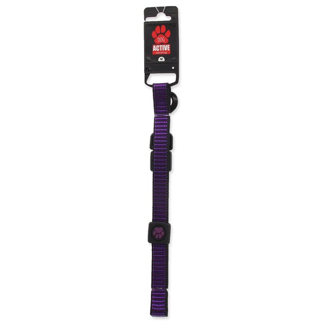Vodítko Active Dog Strong M fialové 2x120cm