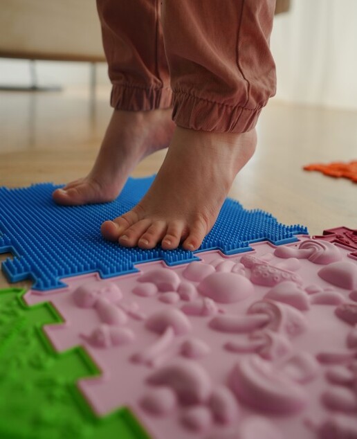 Ortek Masážna podložka Ortek Dinosaury Puzzle 10 prvkov