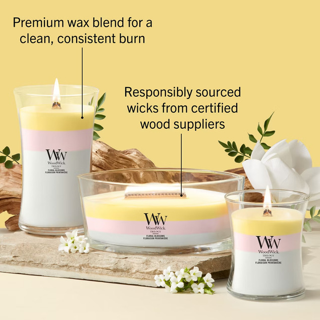 WW Trilogy Kerze Mittel Floral Blossoms