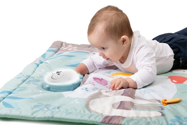 CHICCO Deka hracia Sovička 2v1 80x80 cm, 0m+