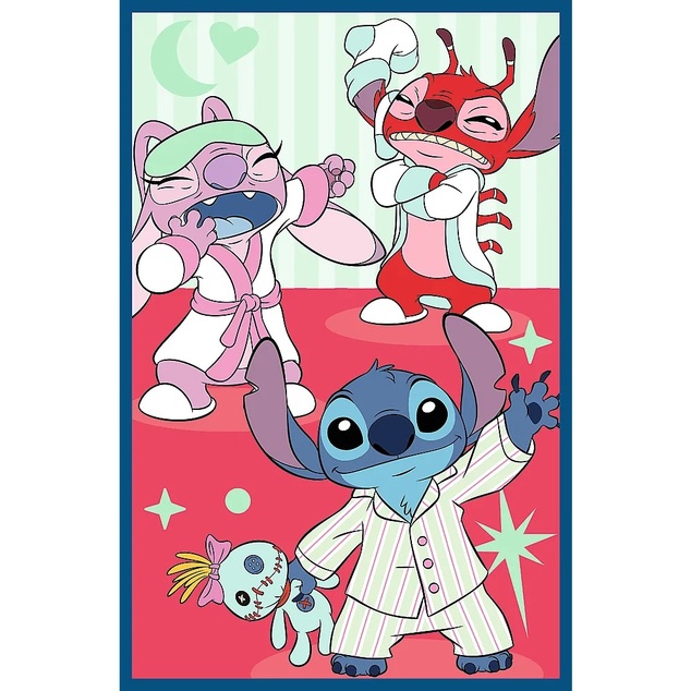 Trefl Puzzle 3 x 80 Stitchov svet / Lilo&amp;Stitch