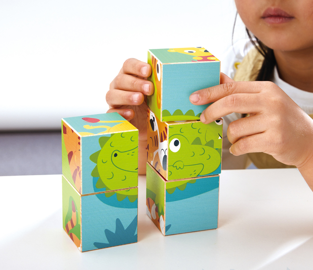 Hape Divje živali Blok Puzzle