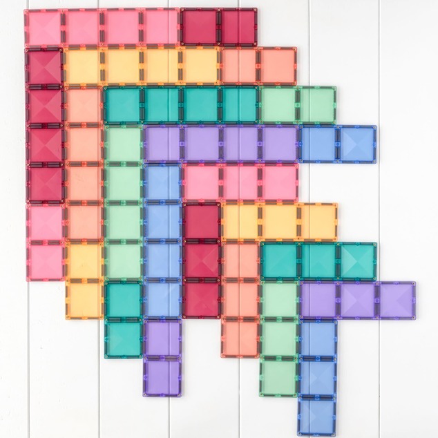 CONNETIX® Pastel Rectangle Pack magnetická stavebnica 24 ks