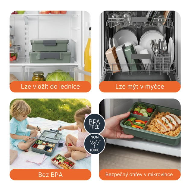 Box na občerstvenie 1120 ml, Mountains