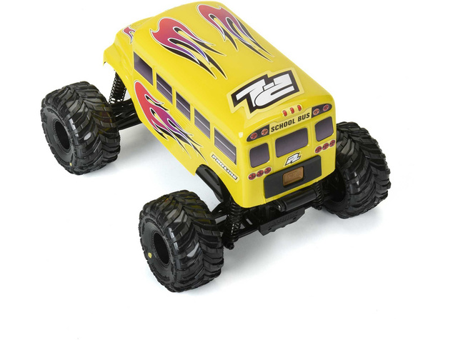 Pro-Line karosérie 1:16 školní autobus, žlutý: Arrma Gorgon/Quake Grom