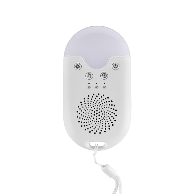 Prenosný pripínací modul so svetlom LED, bielym šumom a zvukmi, White