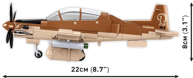 Cobi Armed Forces AT-6 Wolverine (Beechcraft), 1:48, 262 k
