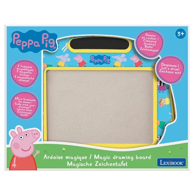 Magnetická viacfarebná kresliaca tabuľka - Prasiatko Peppa