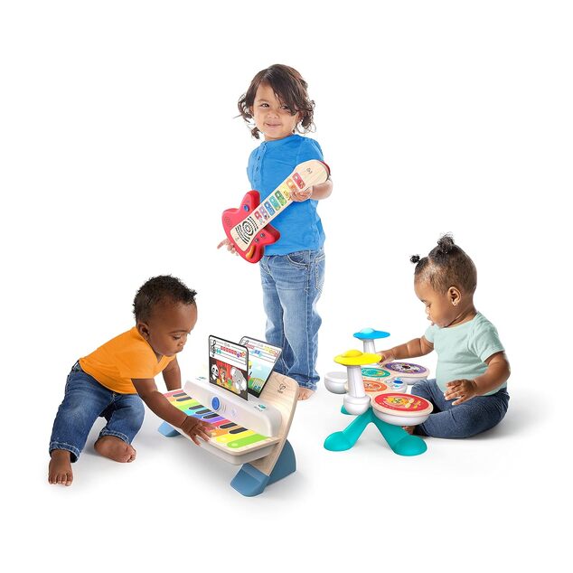 BABY EINSTEIN Hračka drevená hudobná gitara Together in Tune Guitar™ Connected Magic Touch