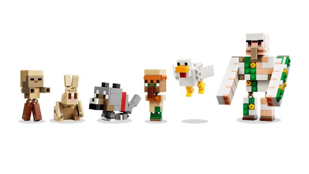 LEGO® Minecraft™ 21592 Kurací džokej a útok v púšti