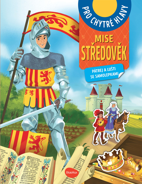 Stredoveké misie - Hľadaj a hádž sa s nálepkami