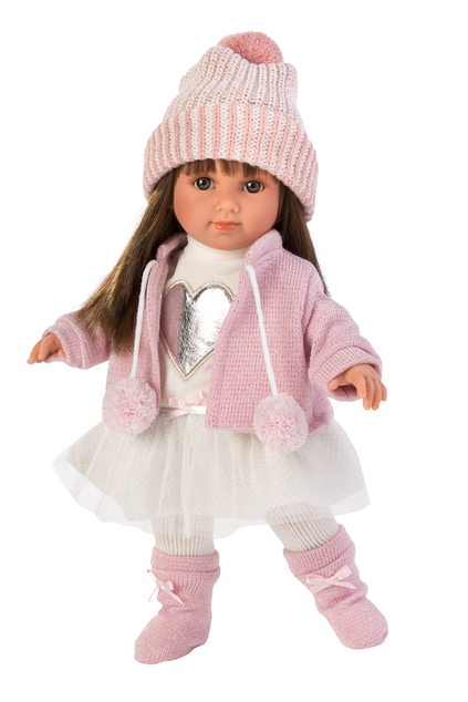 Llorens 535S SARA - realistická bábika s mäkkým látkovým telom - 35 cm