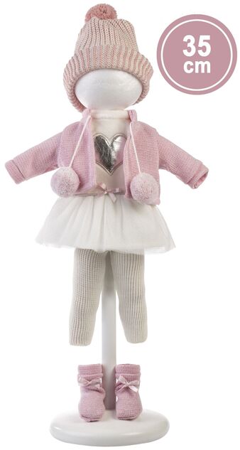Llorens 535E ELENA - realistická bábika s mäkkým látkovým telom - 35 cm