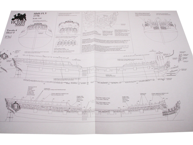 VICTORY MODELS HMS Fly 1776 1:64 kit