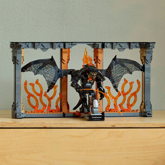 LEGO® Icons 10367 Knižní zarážka: Pán prstenů – Balrog™