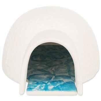 Igloo Trixie s chladicí podložkou pro myši a křečky, keramické 13x9x15cm bílá