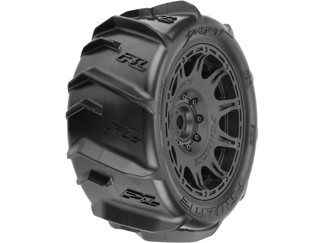 Pro-Line koleso 5.7", pneu Dumont, disk Raid H24 čierny (2)