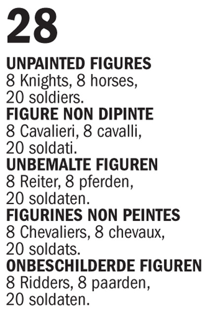 Model Kit figurky 6026 - FRENCH WARRIORS (100 YEARS WAR) (1:72)