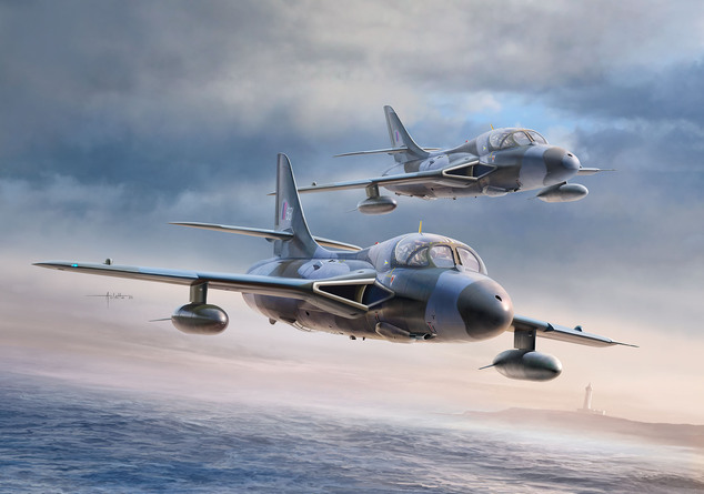Plastic ModelKit aereo 03786 - Hawker Hunter T.7/T.7A (1:32)