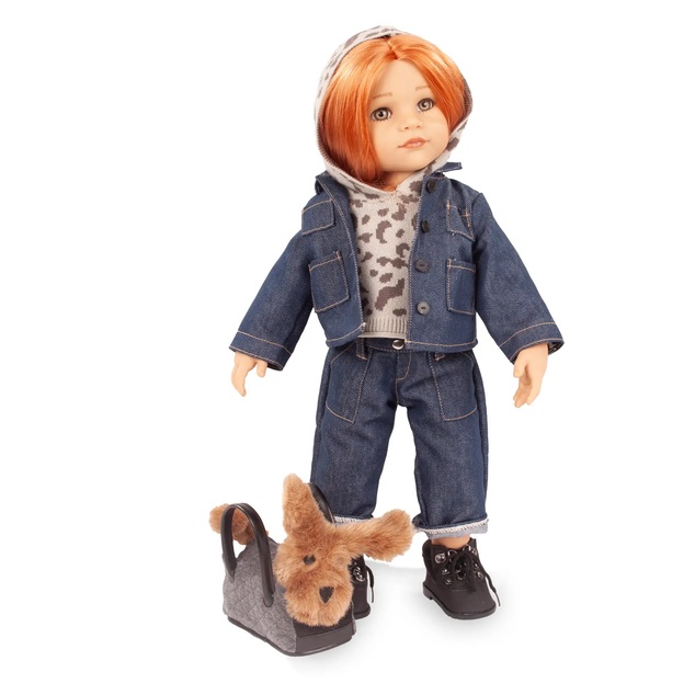 Păpușa Götz Hannah și câinele ei Polly 50cm