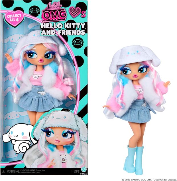 L.O.L. Surprise! OMG Sora cea mare ca Hello Kitty -Cinnamoroll