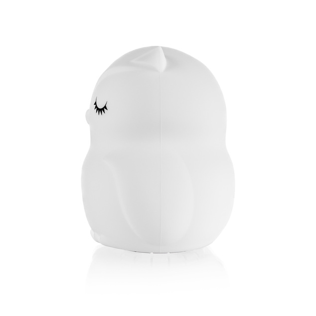 Silikónová nočná LED lampička s hudbou veľkosti L, Owl