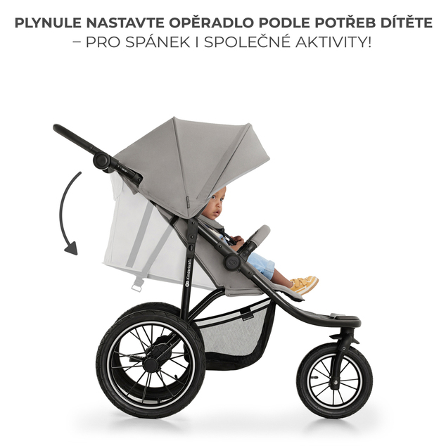 KINDERKRAFT Kočík športový a na behanie Helsi2 Grey